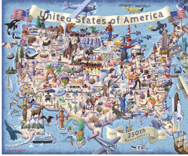 BOARDWALK PUZZLE COMPANY - 500 PIECE ASSORTED PUZZLES