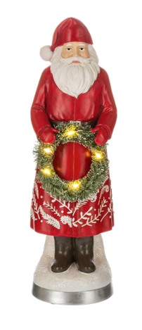 MIDWEST LED LIGHT UP SANTA - ASSORTED