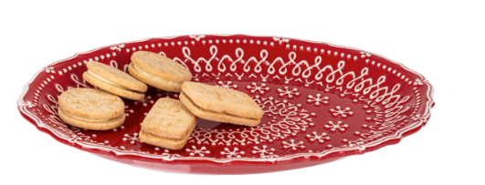 MIDWEST RED SNOWFLAKE SERVEWARE