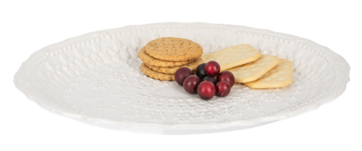 MIDWEST WHITE SNOWFLAKE SERVEWARE - PLATTER