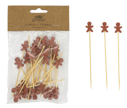 HOLIDAY BAMBOO SKEWERS - 50 CT.