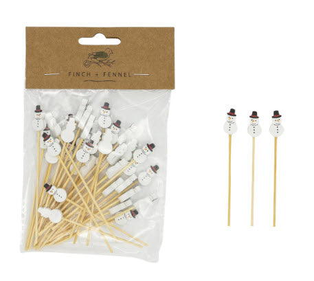 HOLIDAY BAMBOO SKEWERS - 50 CT.