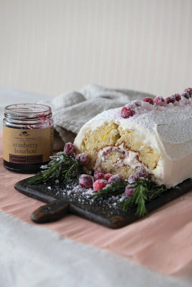 FINCH & FENNEL CRANBERRY BOURBON PRESERVES - 9oz.