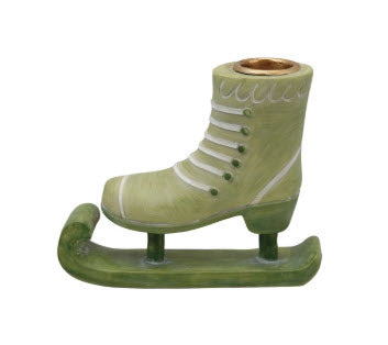 ICE SKATE TAPER HOLDER - GREEN