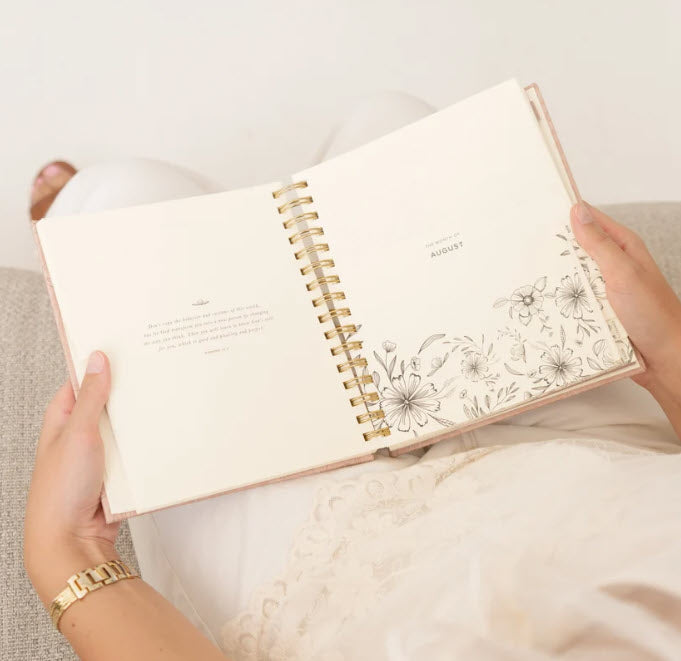 12-MONTH UNDATED PLANNER - SONORA SPIRAL DESIGN