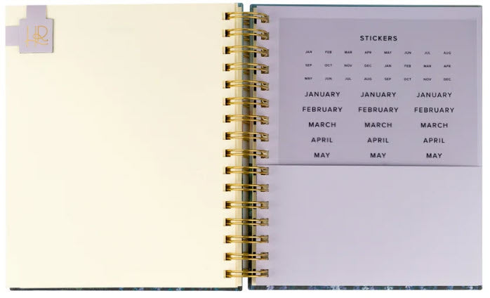 12-MONTH UNDATED PLANNER - ICELAND SPIRAL DESIGN