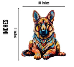 GERMAN SHEPARD DOG JIGSAW PUZZLE - 120-200 PIECES