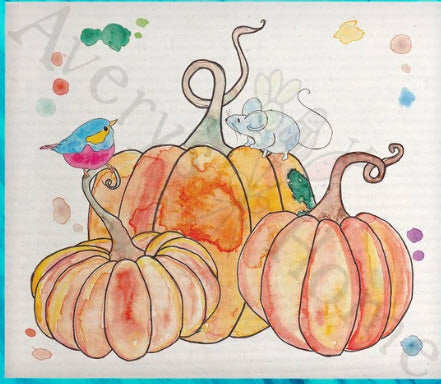 AVERY'S HOME FALL & HALLOWEEN SWEDISH DISH CLOTH - ASSORTED
