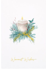 WATERCOLOR CHRISTMAS CARDS - 4" x 6"