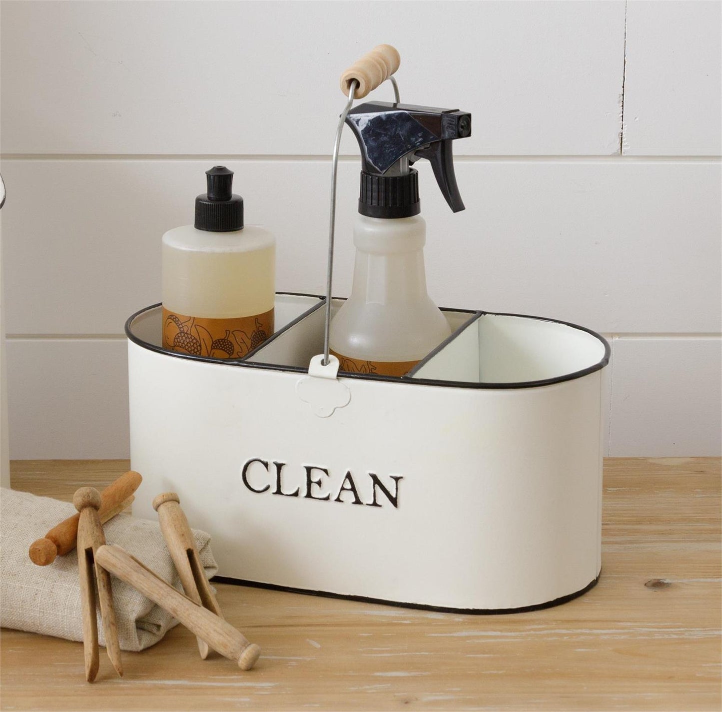 TIN CLEANING CADDY 5"H x 10.5"W x 5.5"D