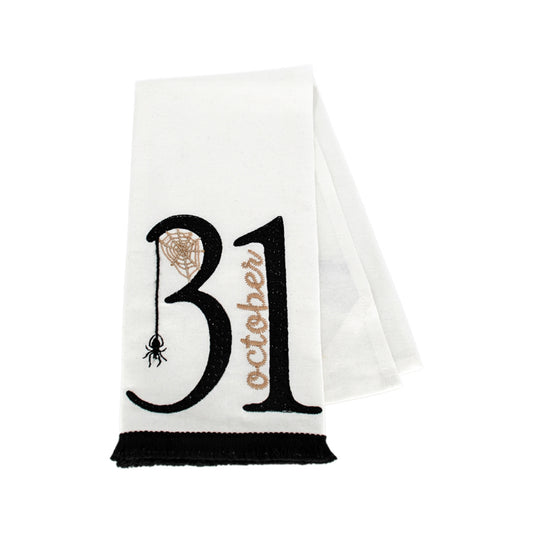 OCTOBER 31ST SPIDER WEB KITCHEN TOWEL