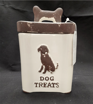 BONE DOG TREAT CANISTER