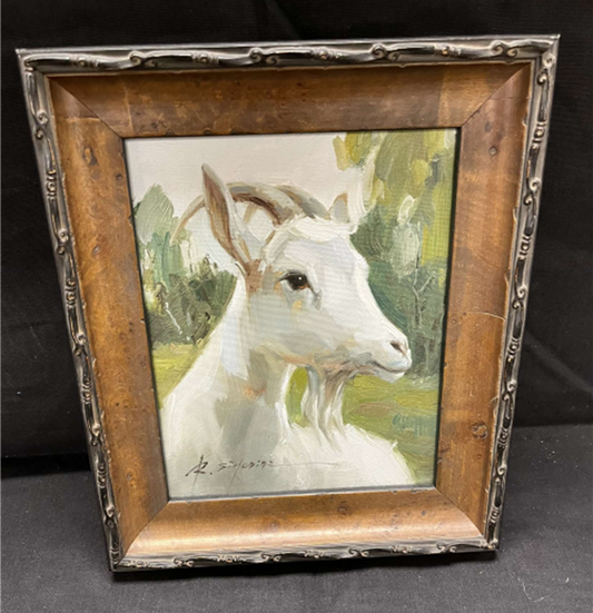 BILLY GOAT ON CANVAS