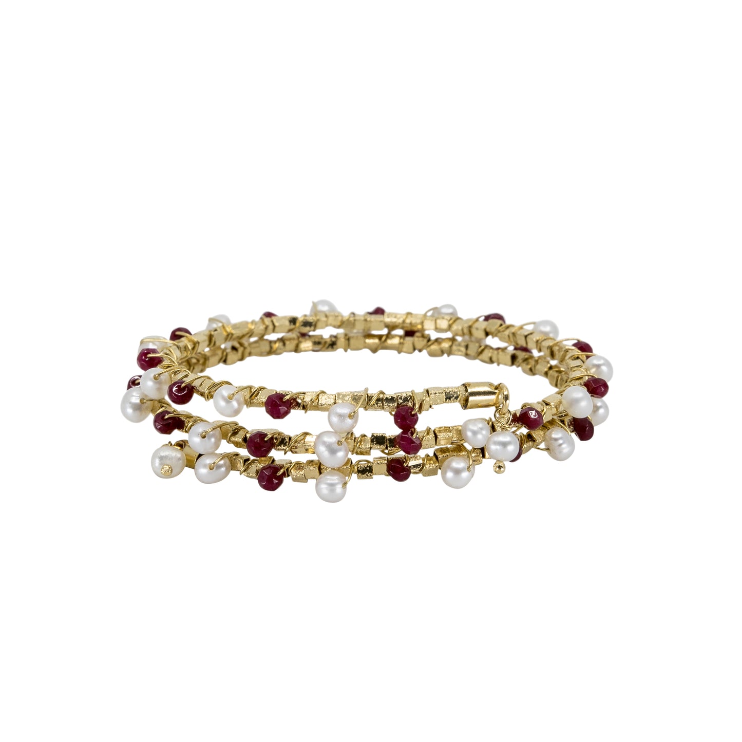 ABW DESIGNS 18k GOLD VERMEIL WRAP BRACELETS