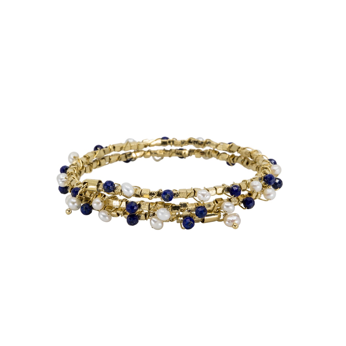 ABW DESIGNS 18k GOLD VERMEIL WRAP BRACELETS