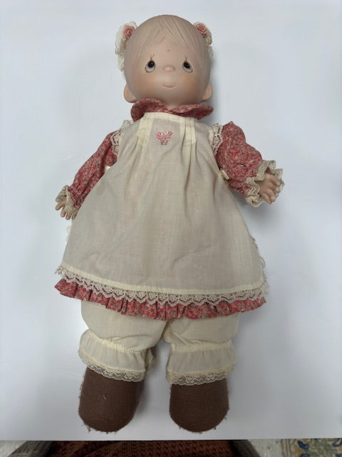 1980 VINTAGE PRECIOUS MOMENTS PORCELAIN HEAD DOLL- DEBBIE