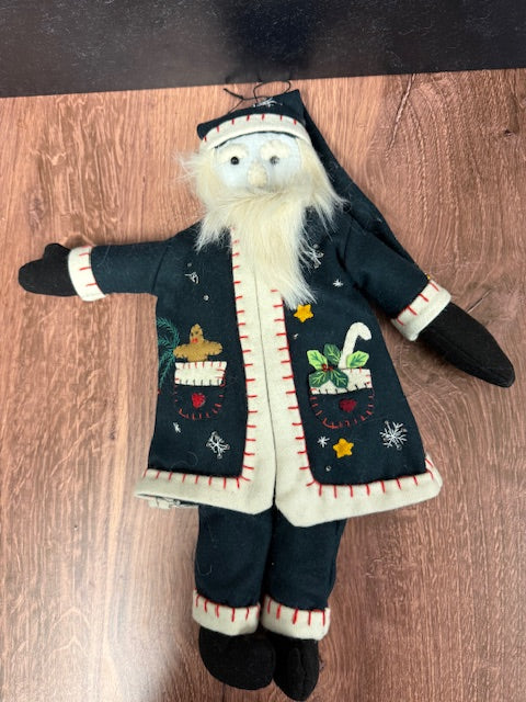 CHRISTMAS FELTED WOOL SANTA - ASSORTED