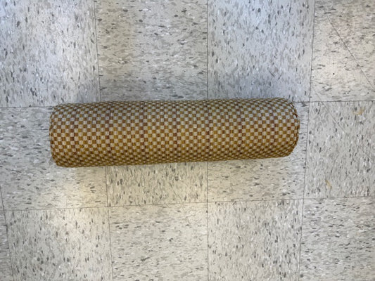 GOLD CHECKER PATTERN BOLSTER