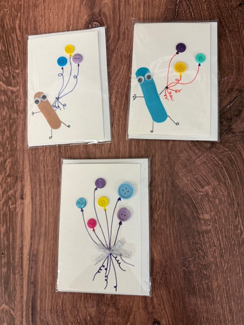 SHAKERAG FLOWERS GREETING CARDS - ASSORTED
