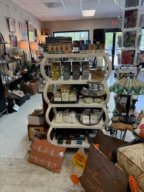 PAINTED WHITE MANGO WOOD BOOKCASE