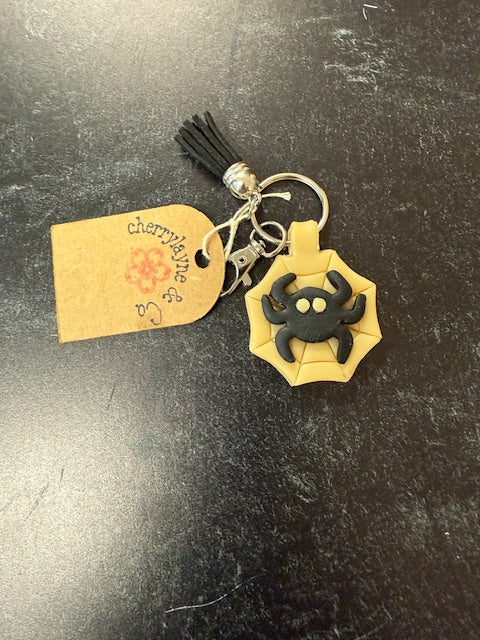 CHERRYLAYNE & CO. POLYMER CLAY HALLOWEEN KEYCHAINS