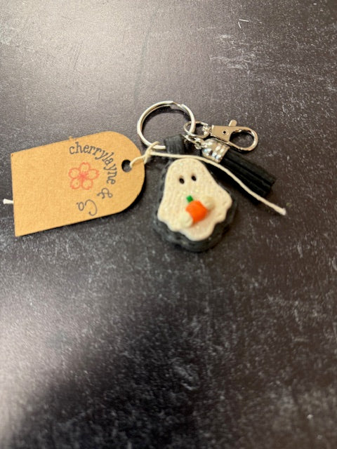 CHERRYLAYNE & CO. POLYMER CLAY HALLOWEEN KEYCHAINS