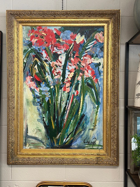 ORIGINAL OIL BY WINGO "GLADIOLUS"