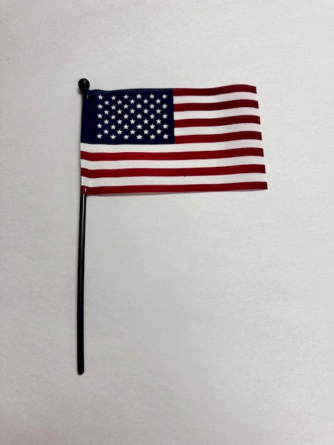 4" x 6" STICK AMERICAN FLAGS