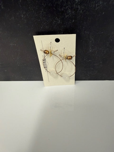 HANDMADE JEWELRY BY SARA BONK - ELEGANT LARGE HOOP EARRINGS