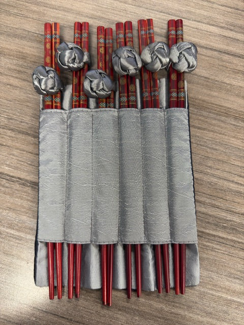CHINESE CHOPSTICK SET OF 6