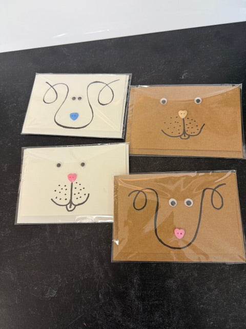 SHAKERAG FLOWERS GREETING CARDS - ASSORTED