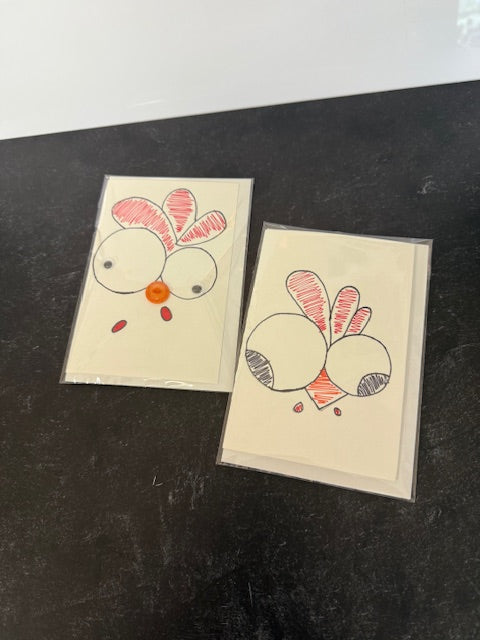 SHAKERAG FLOWERS GREETING CARDS - ASSORTED