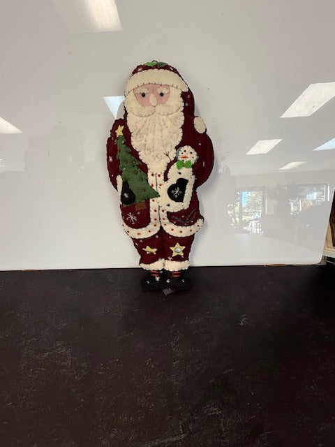 CHRISTMAS FELTED SANTAS - ASSORTED