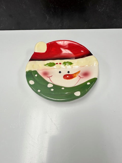 SNOWMAN COOKIE PLATE