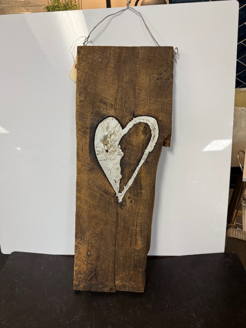 LOCALLY MADE BY JINGO WORKS - WOOD BLOCK METAL ARTWORK - ASSORTED