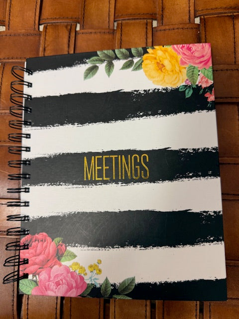 MEETINGS NOTEBOOK JOURNAL