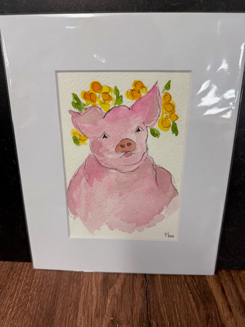 ORIGINAL WATERCOLORS BY THEO BEE - MATTED 8x10