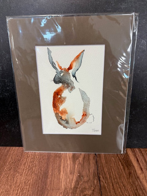 ORIGINAL WATERCOLORS BY THEO BEE - MATTED 8x10