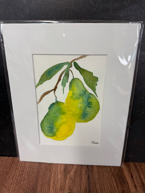 ORIGINAL WATERCOLORS BY THEO BEE - MATTED 8x10