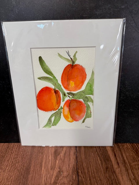 ORIGINAL WATERCOLORS BY THEO BEE - MATTED 8x10