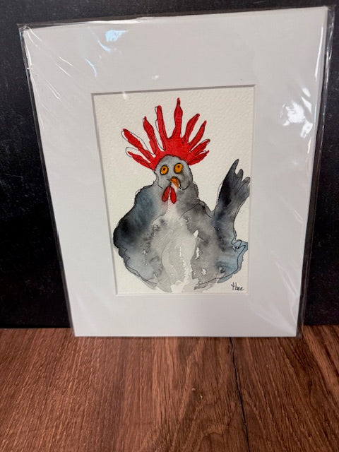 ORIGINAL WATERCOLORS BY THEO BEE - MATTED 8x10