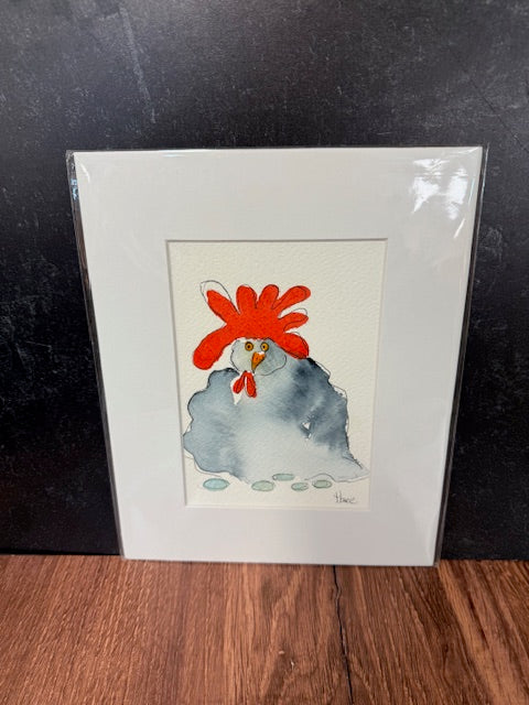 ORIGINAL WATERCOLORS BY THEO BEE - MATTED 8x10