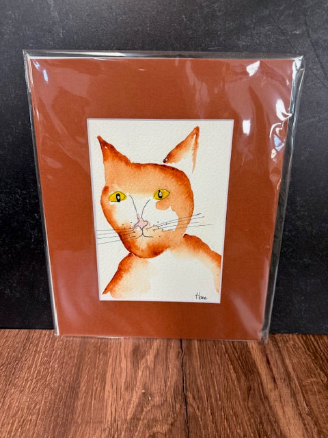 ORIGINAL WATERCOLORS BY THEO BEE - MATTED 8x10