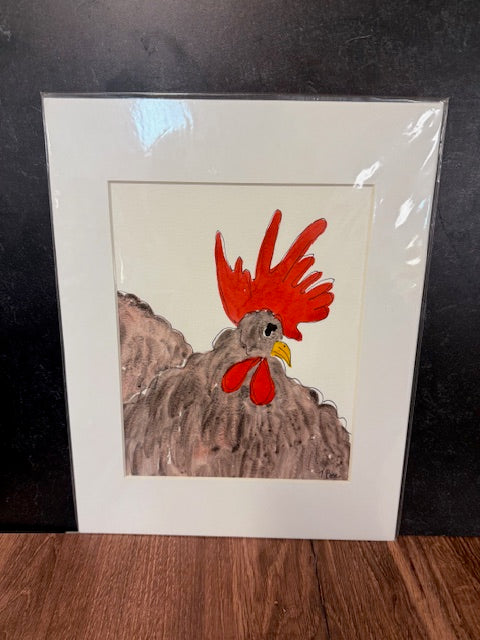 ORIGINAL WATERCOLORS BY THEO BEE - MATTED 8x10