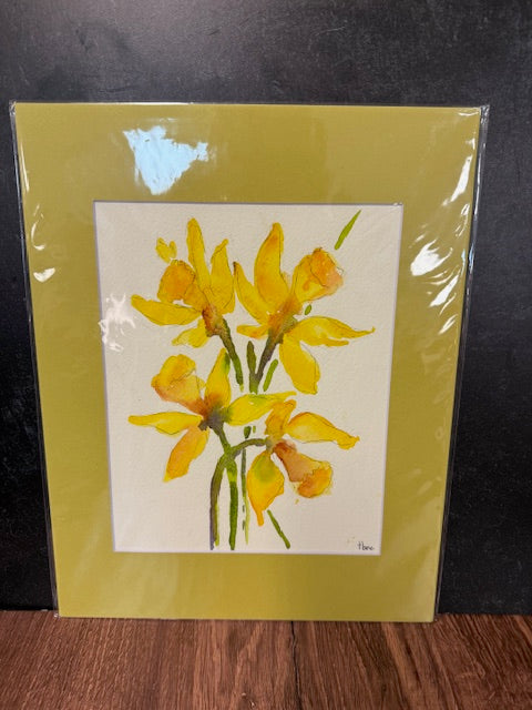 ORIGINAL WATERCOLORS BY THEO BEE - MATTED 8x10