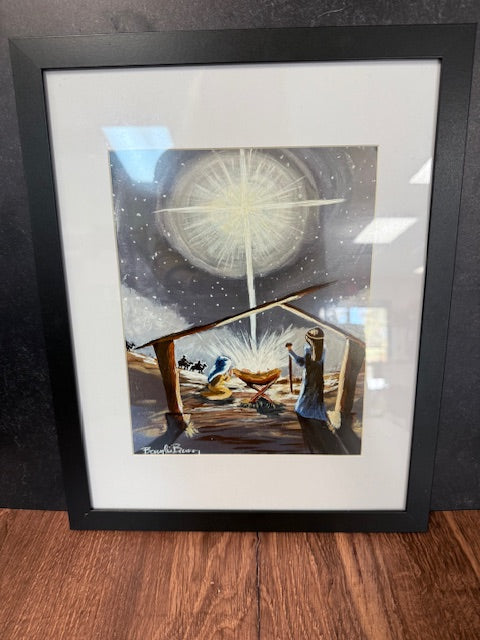 LOCAL ARTIST-  BEVERLIE BREWER - NATIVITY PRINTS - ASSORTED