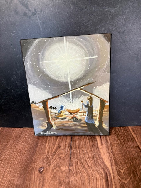 LOCAL ARTIST-  BEVERLIE BREWER - NATIVITY PRINTS - ASSORTED