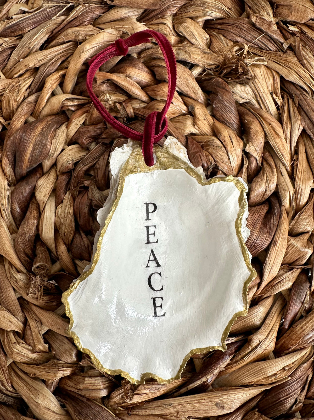 SHELLS + SALT - HANDCRAFTED OYSTER SHELL ORNAMENTS - ASSORTED