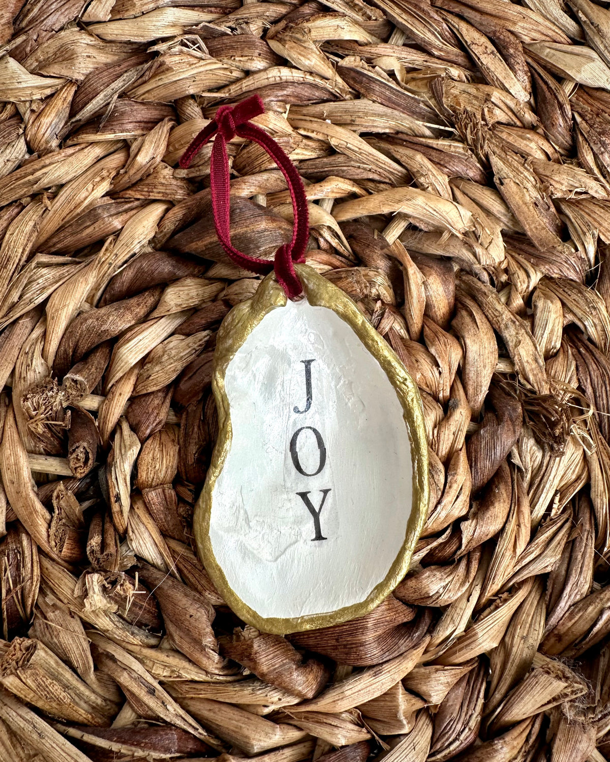 SHELLS + SALT - HANDCRAFTED OYSTER SHELL ORNAMENTS - ASSORTED