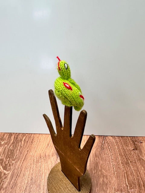 HAND KNIT ANIMAL FINGER PUPPETS FROM PERU - ASSORTED